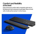 HP Multi-Device Dual-Mode Mouse and Keyboard Combo with Palm Rest 580C