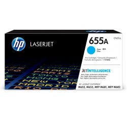 HP 655A Toner LaserJet cyan authentique