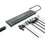 Conceptronic DONN17G laptop dock/port replicator Wired USB 3.2 Gen 1 (3.1 Gen 1) Type-C Grey