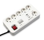 Salicru SPS SAFE MASTER+ Blanco 6 salidas AC 230 V 1,4 m