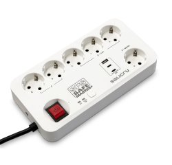 Salicru SPS SAFE MASTER+ Blanco 6 salidas AC 230 V 1,4 m
