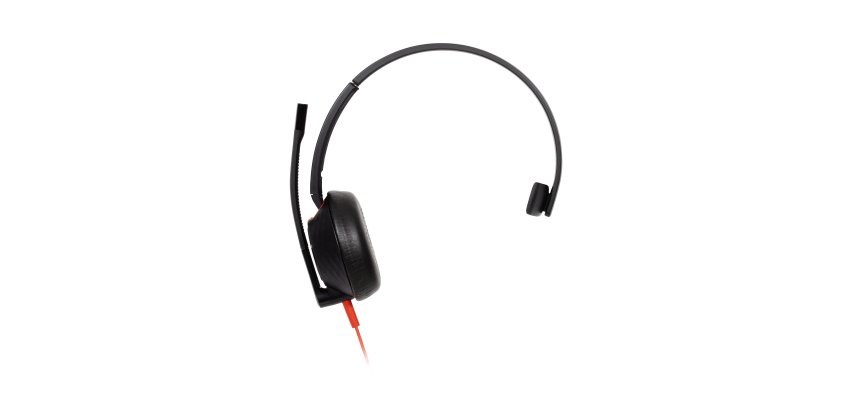 HP Poly Blackwire 5210 Monaural USB-C Headset +3.5mm Plug +USB-C/A Adapter (Bulk)