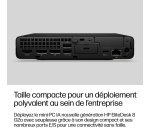 HP EliteDesk 8 Mini G2a Desktop Next Gen AI PC Copilot+ PC AMD Ryzen AI 5 16 Go DDR5-SDRAM 512 Go SSD Windows 11 Pro Mini PC
