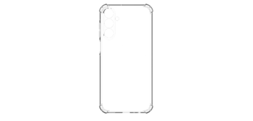 Samsung GP-FPA576AEDTY mobile phone case 17 cm (6.7") Cover Transparent