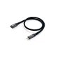Equip 128371 Cavo di prolunga USB 3.2 Gen 2 da C a C, M/F, 1,0 m, 4K/60Hz, 10Gbps, nero