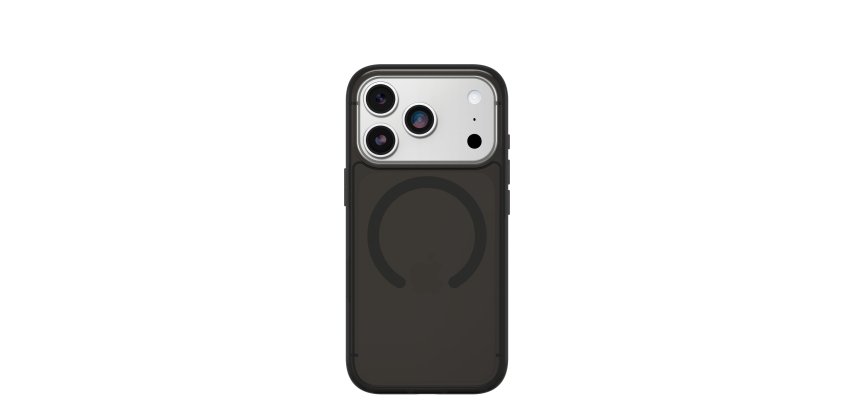 OtterBox Symmetry Clear MagSafe Series for Apple iPhone 17 Pro, Black Mist, Black
