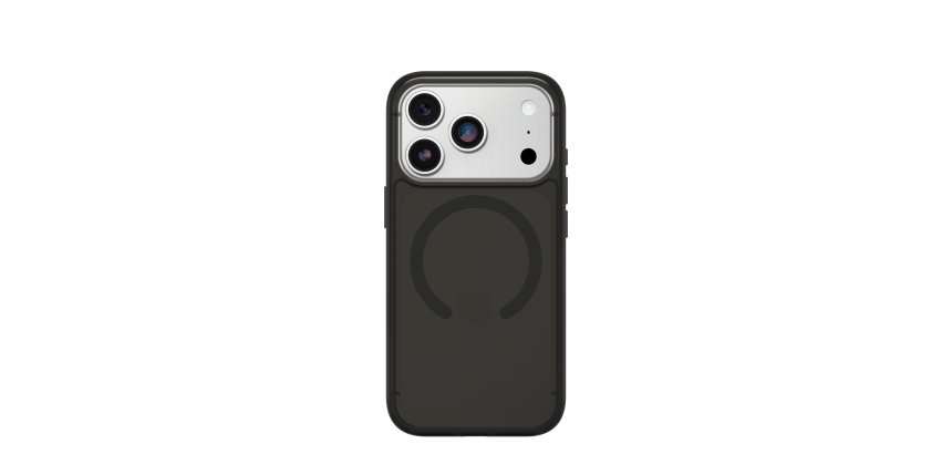 OtterBox Symmetry Clear MagSafe Series voor Apple iPhone 17 Pro, zwart Mist, zwart