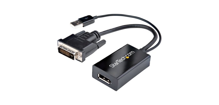 StarTech.com DVI naar DisplayPort adapter - USB-voeding - 1920 x 1200 - DVI naar DisplayPort converter - videoadapter - DVI-D naar DP