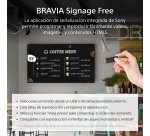 Sony FW-75EZ20L pantalla de señalización Pantalla plana para señalización digital 190,5 cm (75") LED Wifi 350 cd / m² 4K Ultra HD Negro Android 16/7