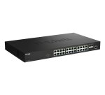 D-Link DMS-1250-28P/E commutateur réseau Géré L2 2.5G Ethernet (100/1000/2500) Connexion Ethernet, supportant l'alimentation via ce port (PoE) Noir