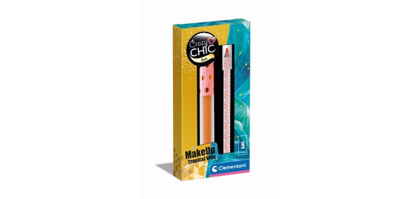 Clementoni Crazy Chic Lipgloss & Pencil: Tropical Vibe
