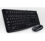 Logitech Desktop MK120 teclado Ratón incluido USB QWERTY Portugués Negro