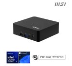 MSI Cubi NUC AI+ 3MG-004EU Copilot+ PC Intel Core Ultra 5 322 16 GB DDR5-SDRAM 512 GB SSD Windows 11 Pro Mini PC Nero