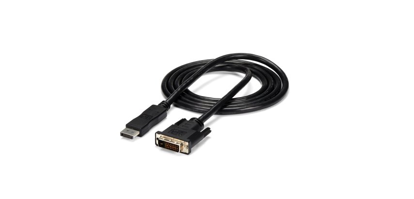 StarTech.com Câble DisplayPort vers DVI, Câble Adaptateur DisplayPort vers DVI, Convertisseur Vidéo Passif DP vers DVI-D, 1080p - Remplacé par DP2DVI2MM6