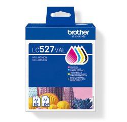 Brother LC527VAL cartucho de tinta 4 pieza(s) Original Negro, Cian, Magenta, Amarillo