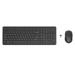HP 330 Wls Mse and KB Combo FR clavier Souris incluse Universel RF sans fil Noir