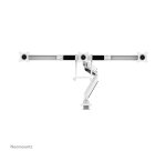 Neomounts NM-D775DX3WHITE Support d'écran à fixer 17-27" - ressort à gaz - Topfix - arrêt 180°