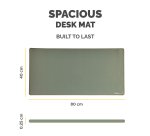 Fellowes Computer Desk Mat with Non-Slip Base Breyta Desk Mat with Antibacterial Protection Sage