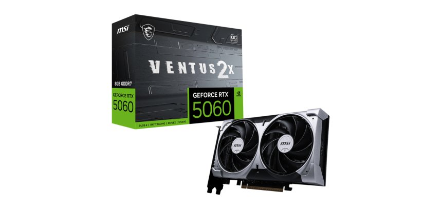 MSI GeForce RTX 5060 8G VENTUS 2X OC NVIDIA 8 GB GDDR7