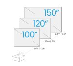 BenQ X500i Proyector de corto alcance 2200 lúmenes ANSI DLP UHD 4K (3840x2160) Negro, Blanco