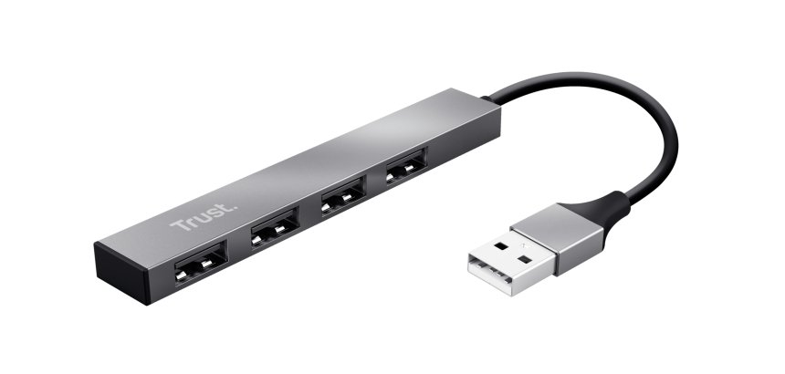 Trust Halyx USB 2.0 480 Mbit/s Aluminium
