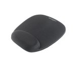 Kensington Foam Mousepad with Integral Wrist Rest Black