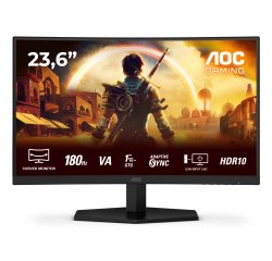 AOC G4 C24G42E écran plat de PC 59,9 cm (23.6") 1920 x 1080 pixels Full HD LED Noir, Rouge