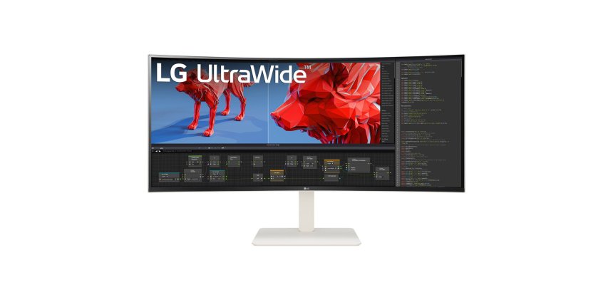 LG 38BR85QC-W pantalla para PC 96,5 cm (38") 3840 x 1600 Pixeles UltraWide Quad HD+ LCD Blanco