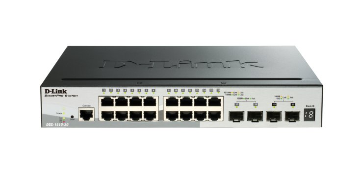 D-Link DGS-1510-52XMP Géré L3 Gigabit Ethernet (10/100/1000) Connexion Ethernet, supportant l'alimentation via ce port (PoE) Noir