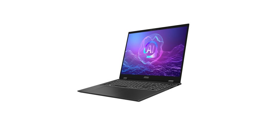 MSI PrestigePro 16 AI B2HVEG-259FR Intel Core Ultra 9 285H Ordinateur portable 40,6 cm (16") UHD+ 32 Go LPDDR5x-SDRAM 1 To SSD NVIDIA GeForce RTX 4050 Wi-Fi 7 (802.11be) Windows 11 Pro Français Gris