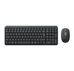 Logitech ERGO MK250 Compact Bluetooth Wireless Combo clavier Souris incluse Universel RF sans fil + Bluetooth AZERTY Français Graphite