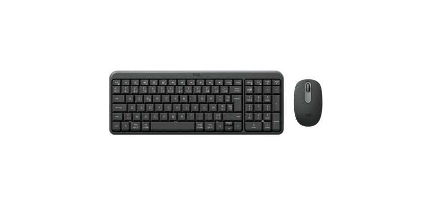 Logitech ERGO MK250 Combo clavier Souris incluse Universel RF sans fil + Bluetooth AZERTY Français Graphite