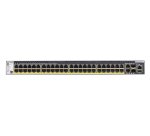 NETGEAR GSM4352PB Géré L2/L3/L4 Gigabit Ethernet (10/100/1000) Connexion Ethernet, supportant l'alimentation via ce port (PoE) 1U Noir