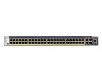 NETGEAR GSM4352PB Géré L2/L3/L4 Gigabit Ethernet (10/100/1000) Connexion Ethernet, supportant l'alimentation via ce port (PoE) 1U Noir