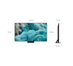 Samsung QLED AI TV 55" QE55Q7F5AUXZT 4K, Processore Q4 AI, 4K Upscaling, Color Booster Pro, OTS Lite, Air Slim Design, Vision AI Smart TV, 2025