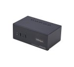 StarTech.com Commutateur KVM 2 Ports DisplayPort et HDMI, 4K 60Hz, 1 Moniteur HDMI et 1 Moniteur DP, Switch KVM 2 Ports, Hub USB 5Gbps 2 Ports, 2 Ports USB HID, Conforme TAA