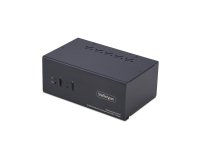 StarTech.com Commutateur KVM 2 Ports DisplayPort et HDMI, 4K 60Hz, 1 Moniteur HDMI et 1 Moniteur DP, Switch KVM 2 Ports, Hub USB 5Gbps 2 Ports, 2 Ports USB HID, Conforme TAA