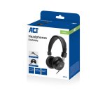 ACT AC9300 casque Casques Avec fil Arceau Musique Noir