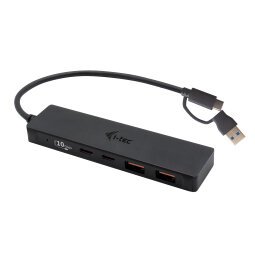 i-tec Metal USB-A/USB-C HUB 2x USB 3.0 + 2x USB-C (10 Gbps)