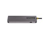 StarTech.com Adaptador Multipuertos USB C, de Vídeo HDMI de 4K y 60Hz, Hub USB-A 3.2 de 3 Puertos de 5Gbps, Entrega de Alimentación PD de 100W, GbE, Docking Station de Viajes