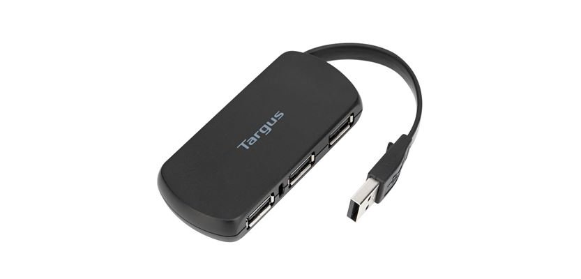 Targus ACH114EU interface hub USB 2.0 480 Mbit/s Black