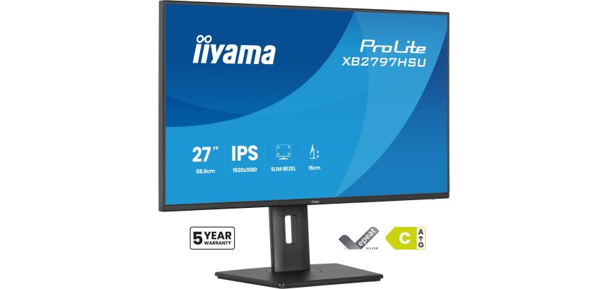 iiyama ProLite XB2797HSU-B1 Flachbildschirm 68,6 cm (27") 1920 x 1080 Pixel Full HD LED Schwarz