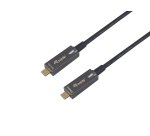 Equip 119461 Cavo ottico attivo USB-C-C, M/M, 5,0 m, PD 60W, 4K/60Hz, 10Gbps, Video+Dati+PD
