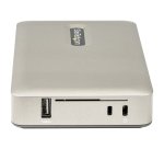 StarTech.com Docking Station USB-C - USB tipo C a DisplayPort 4K 30Hz o VGA - Ricarica USB Power Delivery da 65 W - Hub USB 3.1 Gen 1 a 4 porte - Dock USB-C Universale per Laptop - Mini Dock USB-C con Ethernet