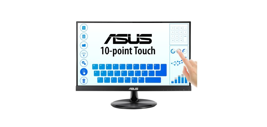 ASUS VT229H pantalla para PC 54,6 cm (21.5") 1920 x 1080 Pixeles Full HD LED Pantalla táctil Negro