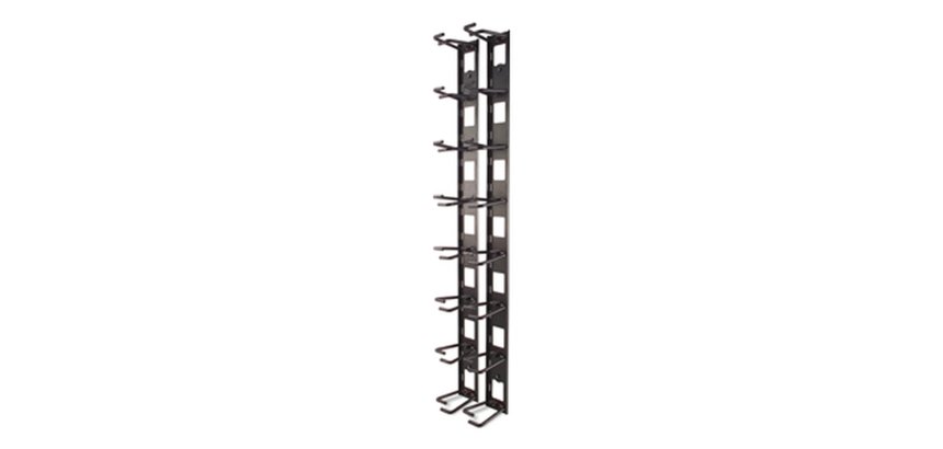 APC NetShelter - Organisateur câbles vertical - Rack - 8 anneaux - 0U