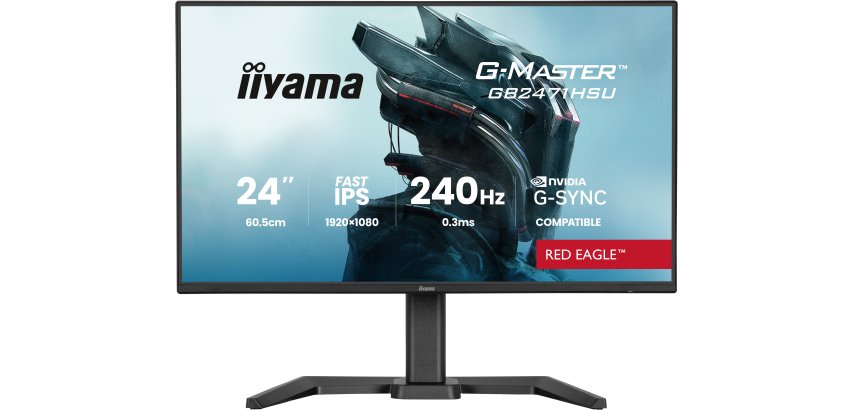 iiyama G-MASTER GB2471HSU-B1 écran plat de PC 60,5 cm (23.8") 1920 x 1080 pixels Full HD Noir