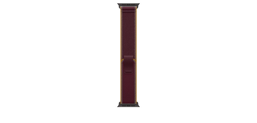 Apple Boucle Trail bordeaux 49 mm - M/L - Finition titane noir