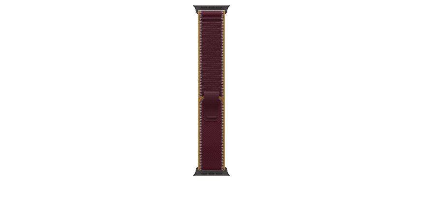 Apple Boucle Trail bordeaux 49 mm - M/L - Finition titane noir