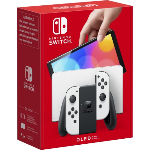 Nintendo Switch OLED videoconsola portátil 17,8 cm (7") 64 GB Pantalla táctil Wifi Blanco